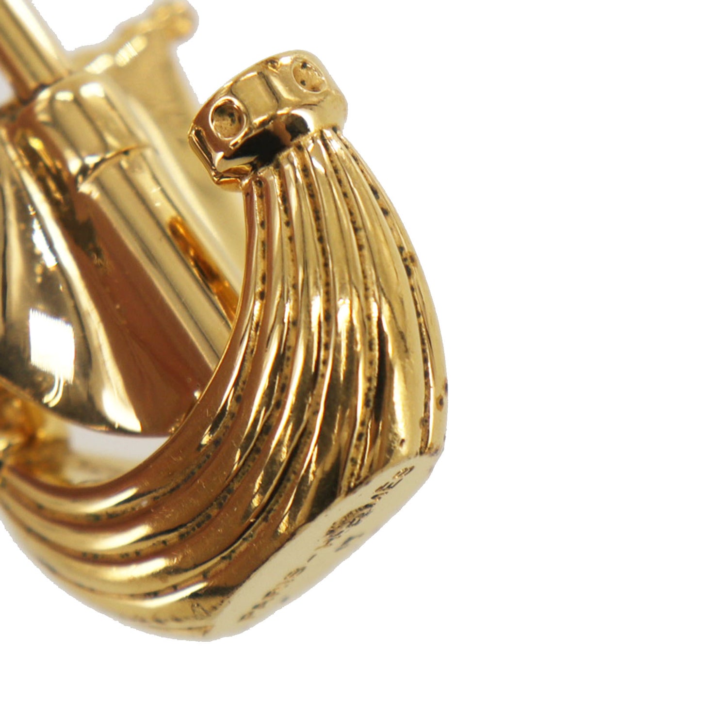 HERMES Cadena Padlock L’ Air de Paris Yacht Gold-Plated #EG986