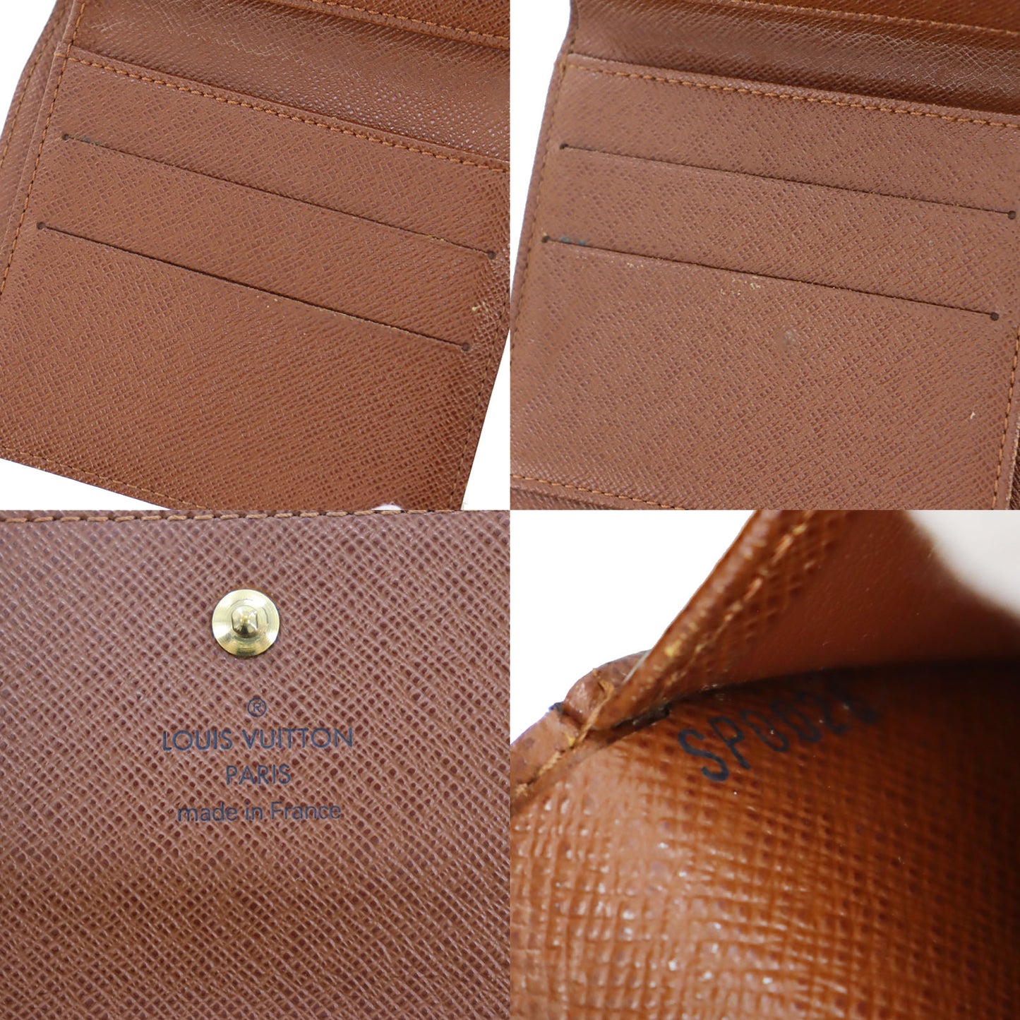 LOUIS VUITTON Portefeuille Elise Bifold Monogram M61654 #BK610