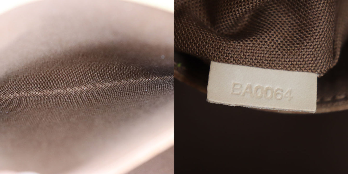 Louis Vuitton Alma Handbag Monogram Canvas Leather M51130 #AH36