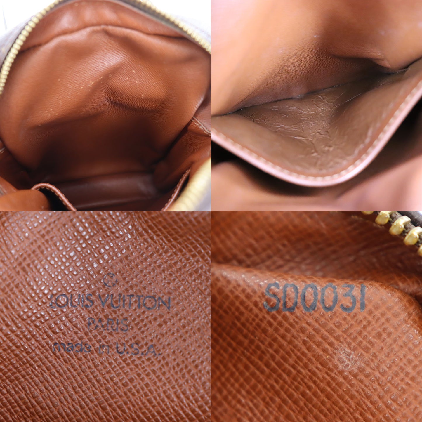 LOUIS VUITTON Amazon Shoulder Bag Monogram Brown M45236 #AG878