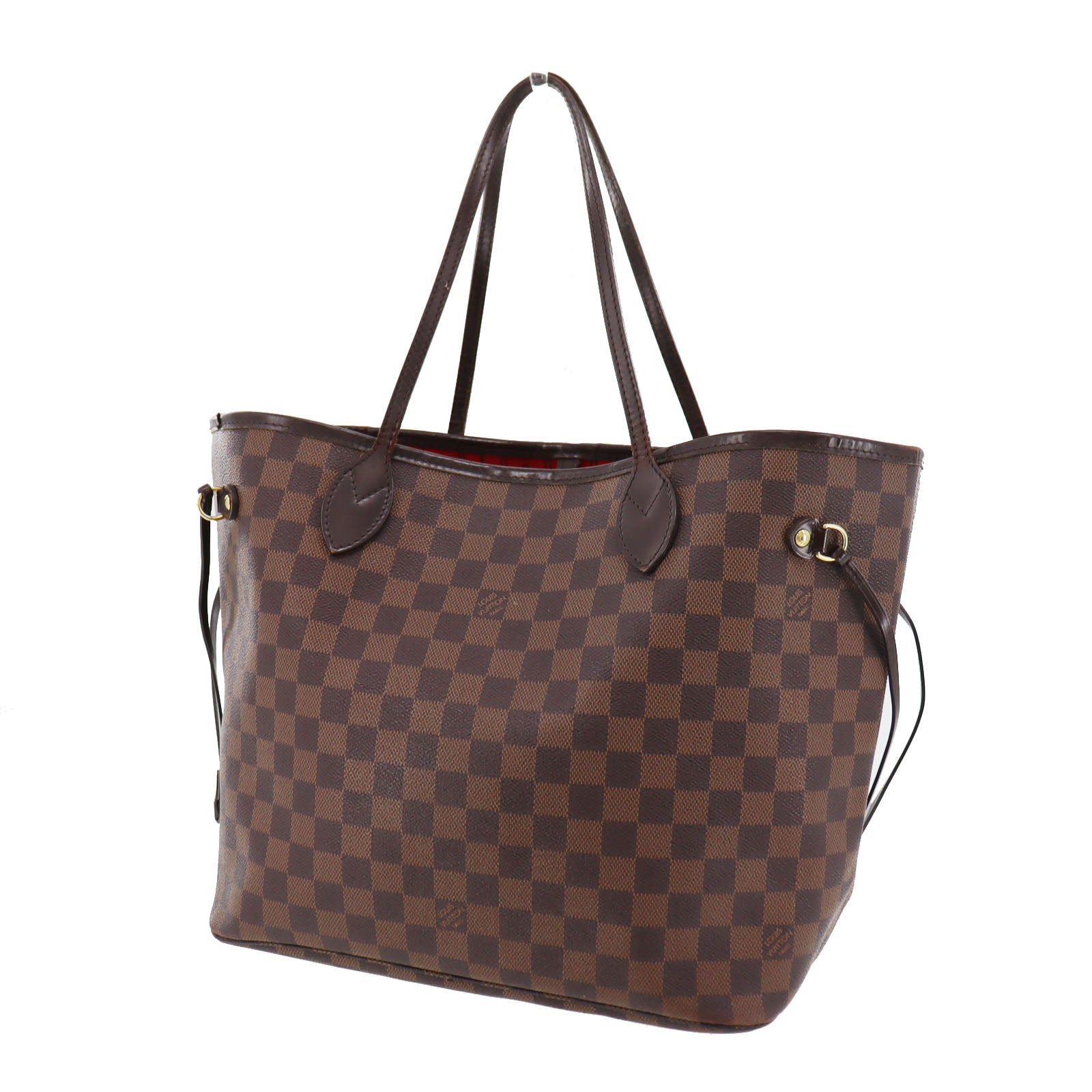 Authentic Louis Vuitton Damier Neverfull MM Shoulder Tote Bag N41358 LV  9392E
