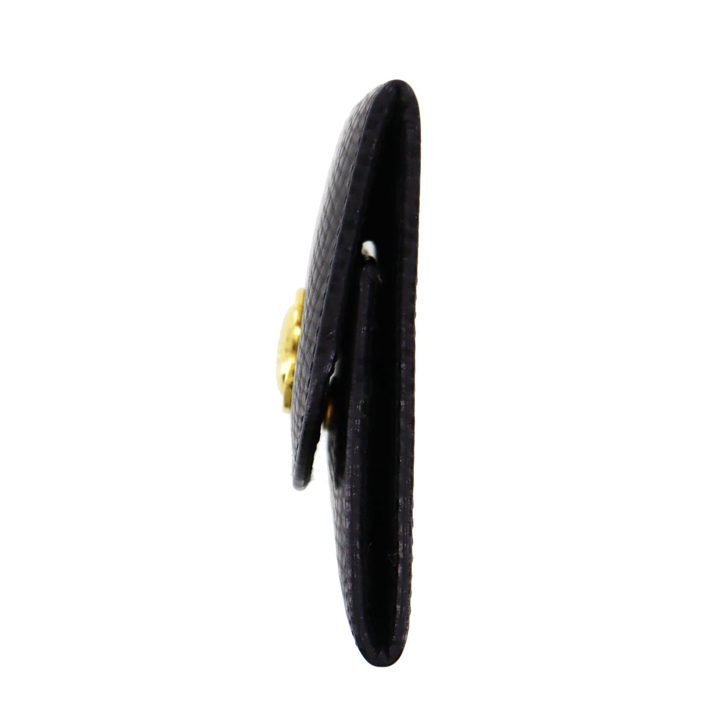 Christian Dior Logos Mini Coin Wallet Black Leather #AH116
