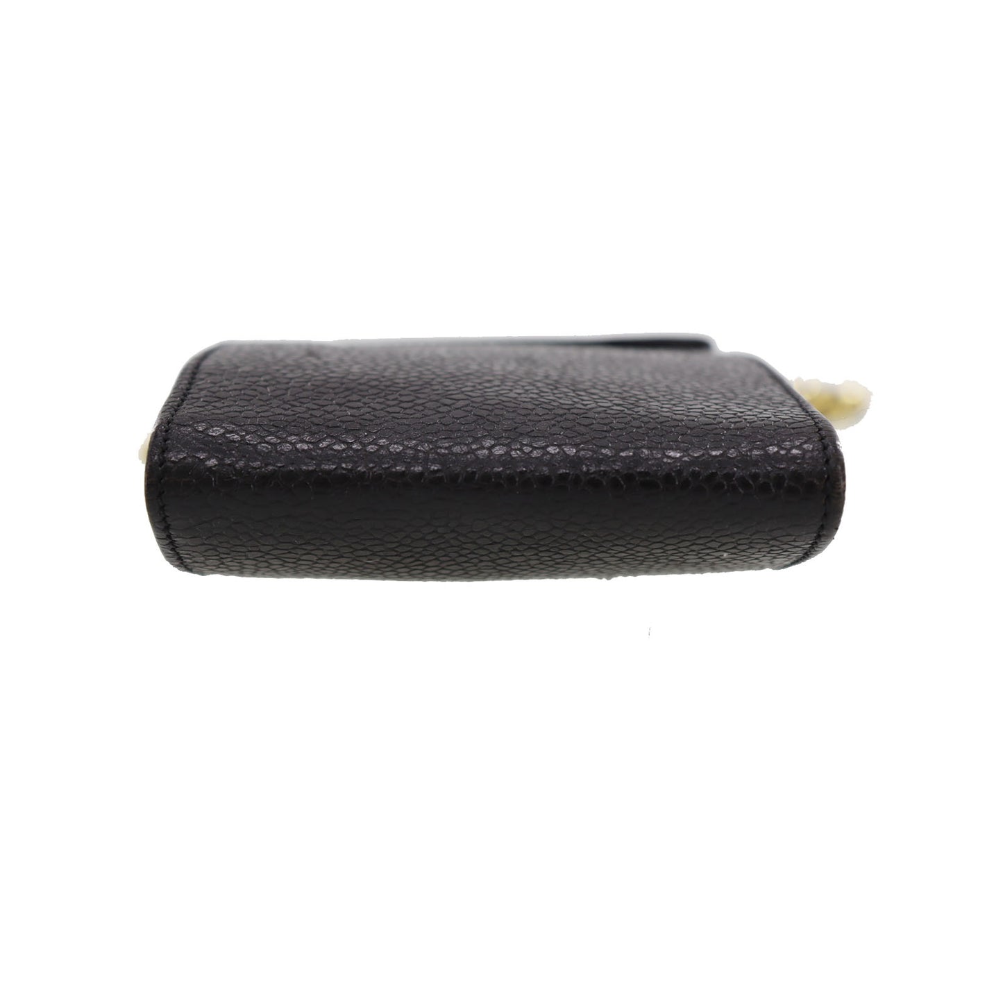 CHANEL Shoulder Pouch Bag Caviar Skin Leather #AH602