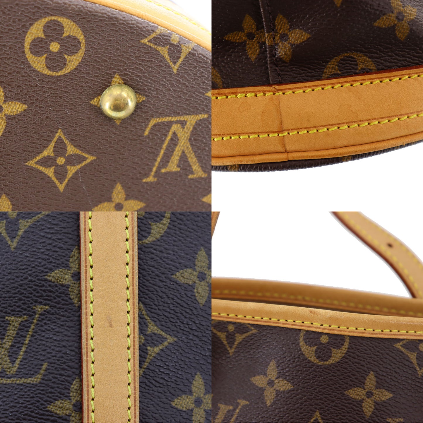LOUIS VUITTON Bucket GM Shoulder Tote Bag M42236 #BG758