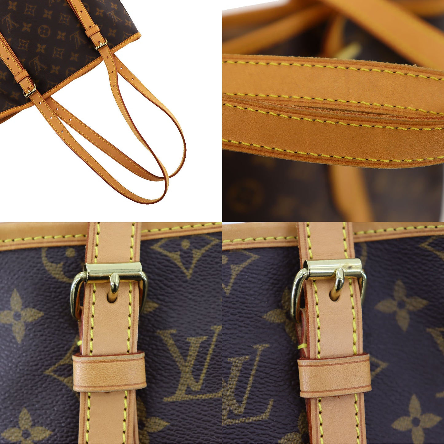 LOUIS VUITTON Bucket GM Shoulder Tote Bag M42236 #BG758