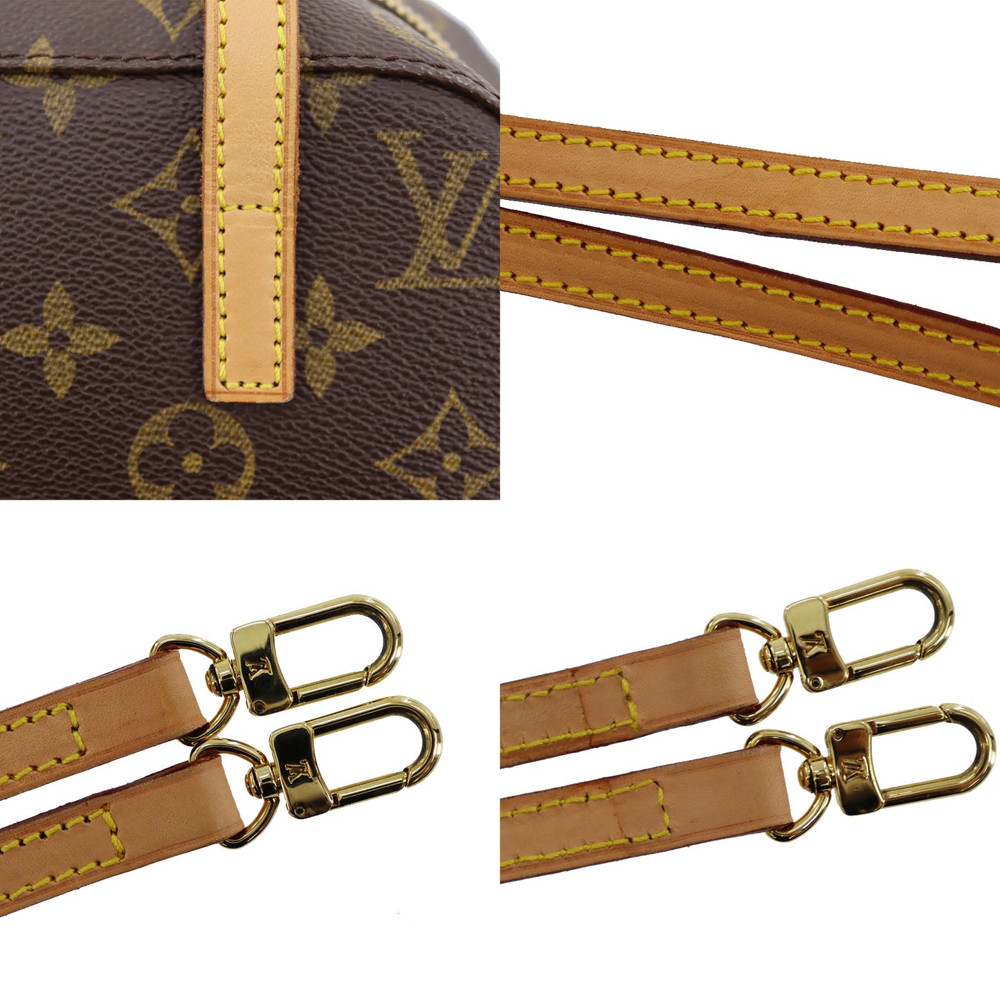 LOUIS VUITTON Spontini Shoulder Handbag Monogram M47500 #AG203