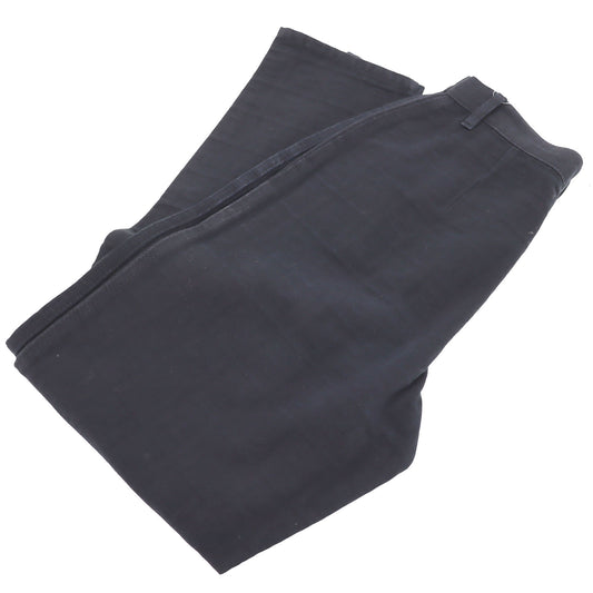 FENDI Roma Jeans Zucca Bottom Black Cotton 100% #AH314