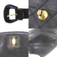 CHANEL Bum Bag Matelasse Lambskin Leather Belt Bag Black #EC582