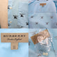 Burberry Logos Tops Shirt Light Blue Cotton Polyurethane #AG852