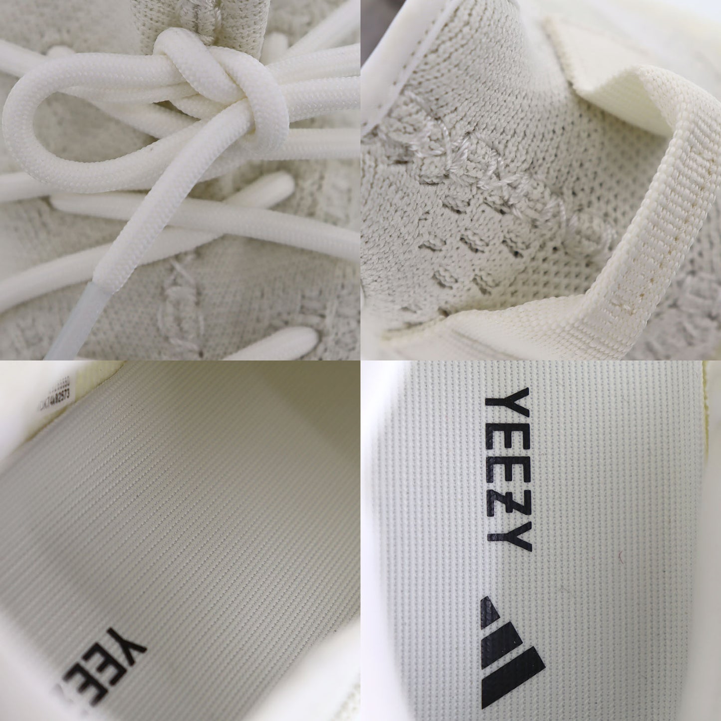 Adidas Yeezy Boost 350 V2 Cream White/Triple White 9 1/2 #BQ112
