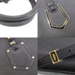 FENDI 2way Shoulder Handbag Black Leather #AH652