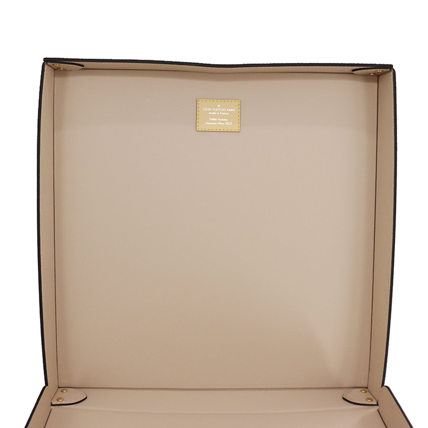LOUIS VUITTON LV Pizza Box Record Case Monogram Canvas GI0634 Rare #CH303
