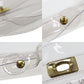 HERMES Vinyl Kelly 40 Handbag Clear L'exposition 1997 #CN9