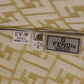 FENDI Zucca Used Folding Umbrella Beige Nylon Vintage #EA473