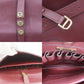 Cartier Must Line Crossbody Shoulder Bag Bordeaux Leather #AH78