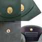 Christian Dior Logos Mini Coin Wallet Green Leather #BQ715