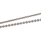 Christian Dior Logo Heart Chain Necklace Silver #CW544