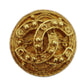 CHANEL CC Logos Circle Earrings 94A Gold Clip-On #AH580