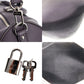 LOUIS VUITTON LV Keepall Bandouliere 50 Boston Bag Gray Ombre Leather AH381
