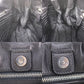 PRADA Logos Shoulder Handbag Black Leather #EG533