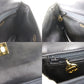 CHANEL Matelasse Belt Bag Bumbag Black Satin #CG983