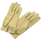 CHANEL CoCo Winter Gloves Women Gold Leather Size 7 #AH550