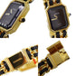 CHANEL Premiere Discontinued Wristwatches XL Gold Black Quartz #CN90