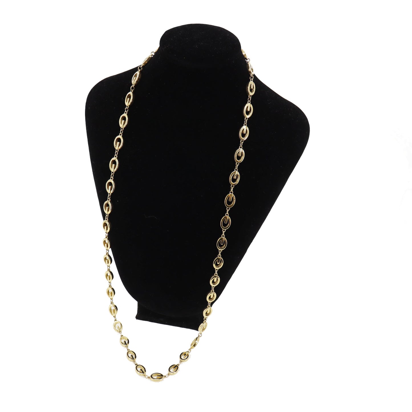 GIVENCHY G Logos Gold Necklace Gold-Plated Accessories #BO689