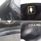 CHANEL Bicolore Bum Bag Black Lambskin Leather #CN575