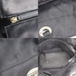 CHANEL Quilted Paris Biarritz Shoulder Tote Bag Black PVC #AH713