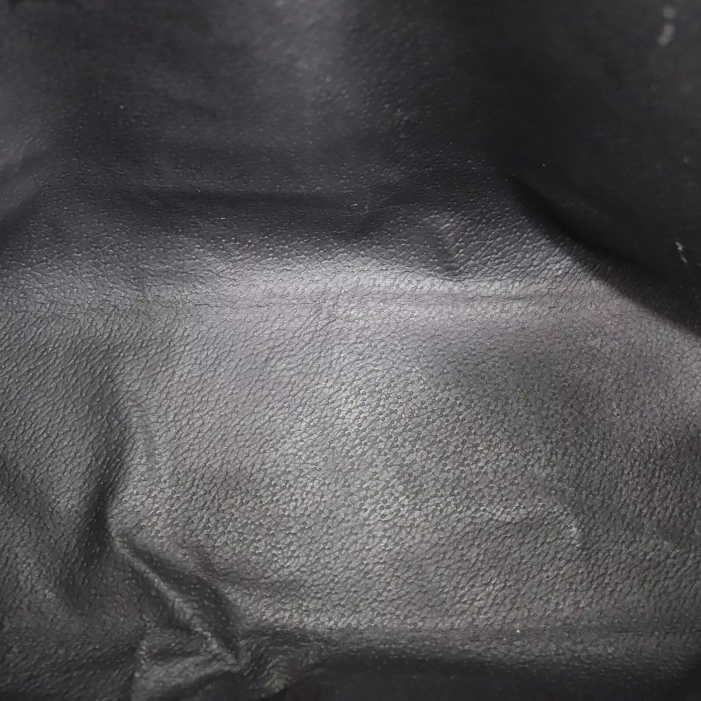 CELINE Macadam Pattern Handbag Black Brown PVC Leather #AH215