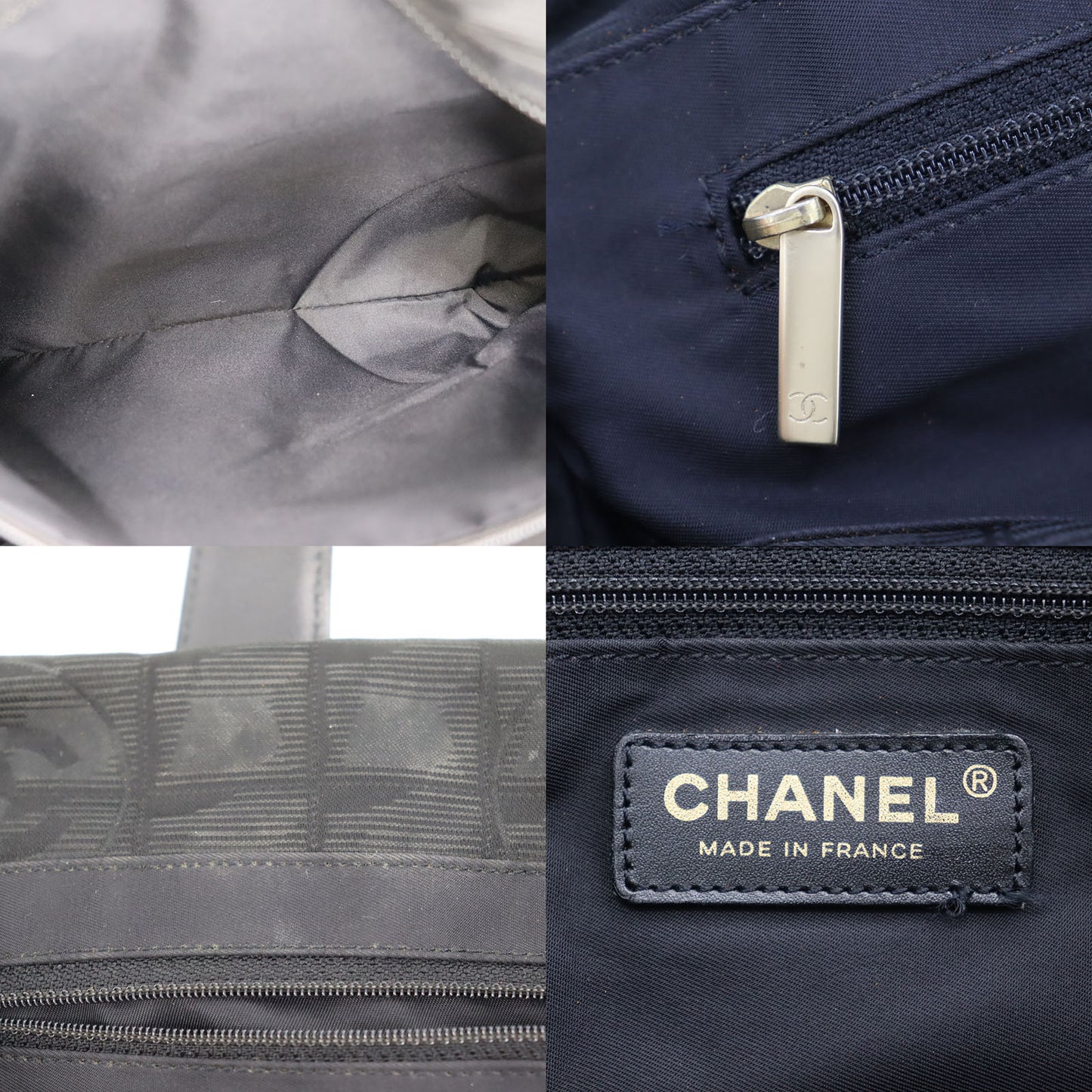 CHANEL New Travel Line Shoulder Tote Bag Nylon JUNK #CK487