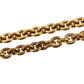 CHANEL Logos Chain Necklace Gold #BE258