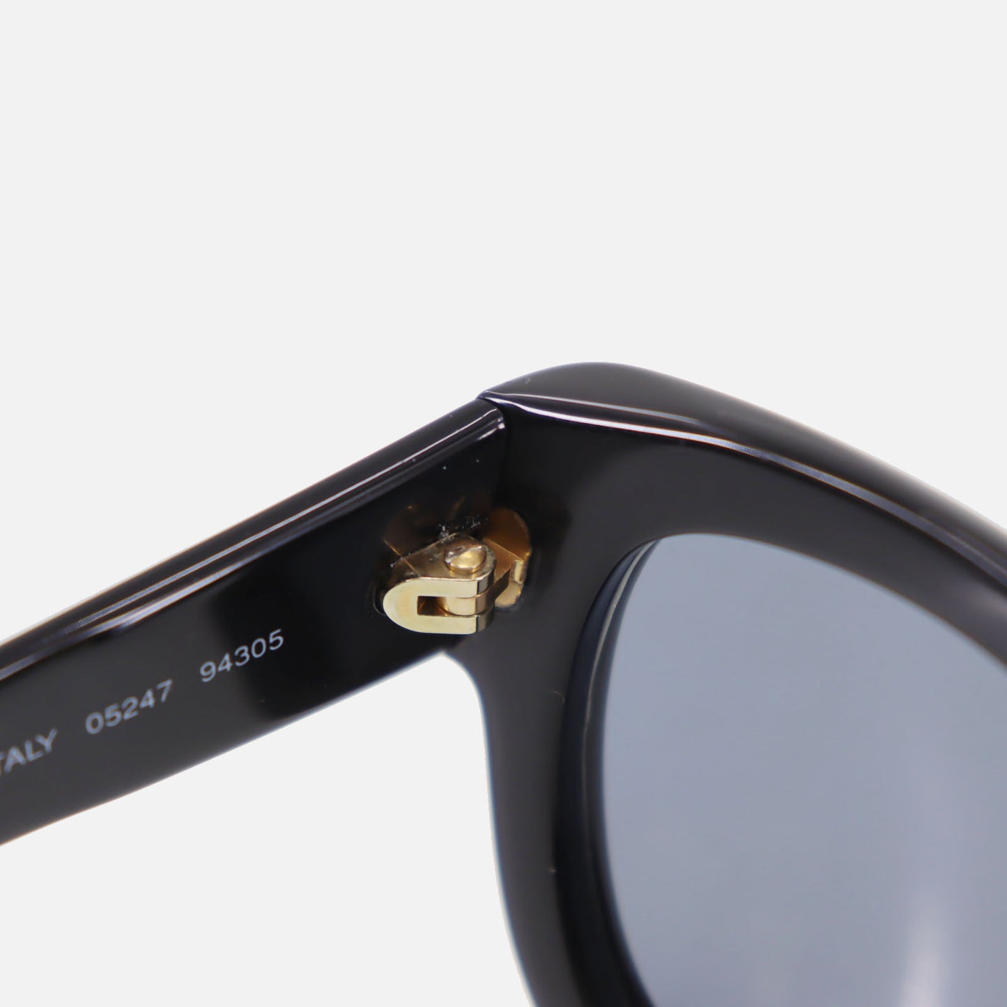 CHANEL Logos Sunglasses Black Eye Wear #CS734