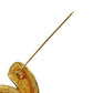 CHANEL CC Logos Matelasse Pin Brooch Gold Plated 1152 #BZ424