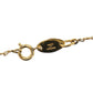 CHANEL CC Logos Gold Plated Chain Necklace 1982 #CU922