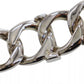 CHANEL Logos Barrette Hair Clip Silver 98A #AF690