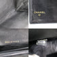 CHANEL CC Logos Long Wallet Black Leather #CJ147
