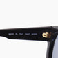 CHANEL Logos Sunglasses Black Eye Wear #CS734