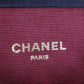 CHANEL Chain Handbag Pouch Black Leather #CJ729