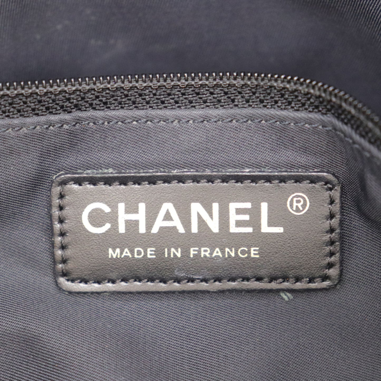 CHANEL New Travel Line Tote Bag Black Nylon #EH49