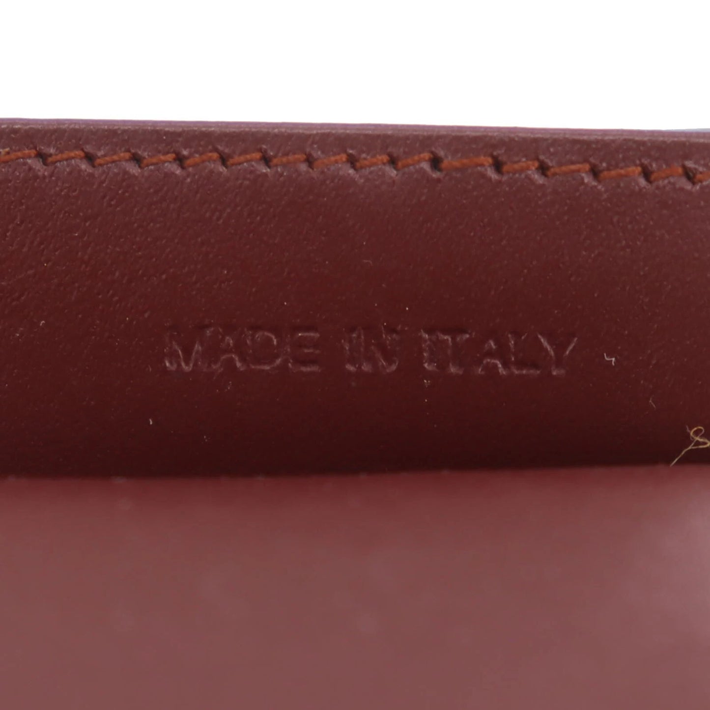 CARTIER Must de Cartier Wallet Leather Burgundy #ED556