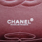 CHANEL Matelasse Double Flap Shoulder Bag Black Lambskin Leather #CG838