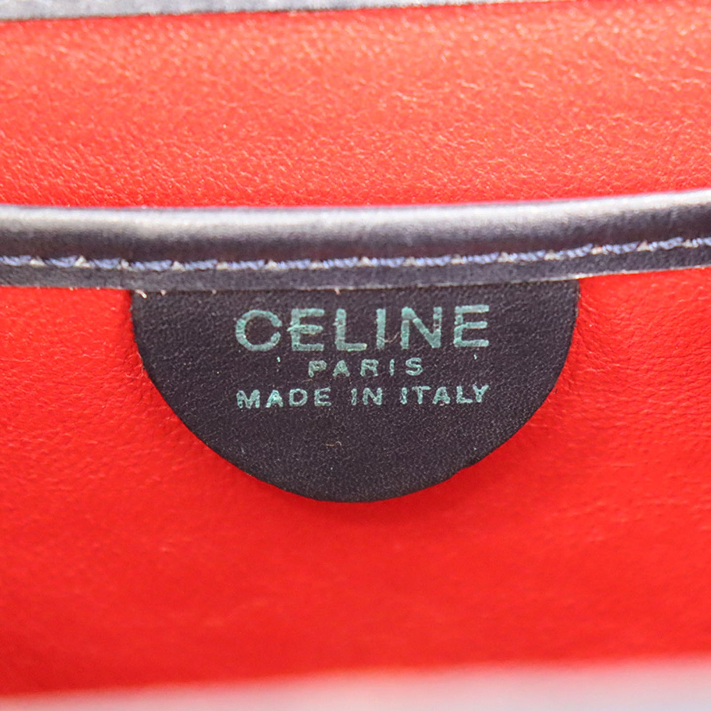 CELINE Handbag Bag Navy Leather #CO399
