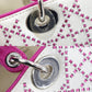 Christian Dior Lady Dior HandBag Shoulder Bag Pink Off White #AH701