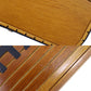 CHANEL CC Wood Vanity Handbag Brown Studs France Vintage Rare #AH582