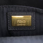 FENDI 2way Shoulder Handbag Black Leather #AH652