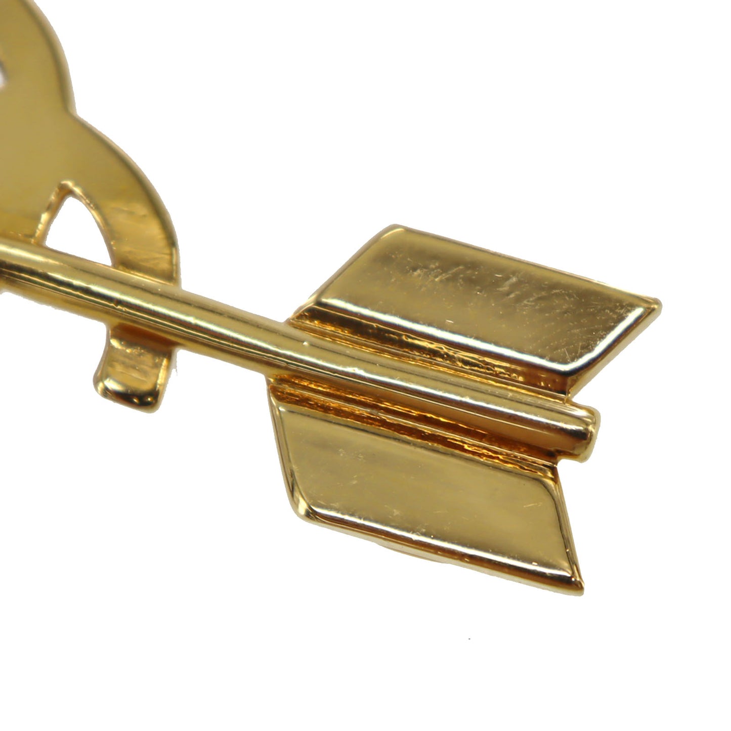 CHANEL Pin Brooch Gold Plated 93 P #BR628