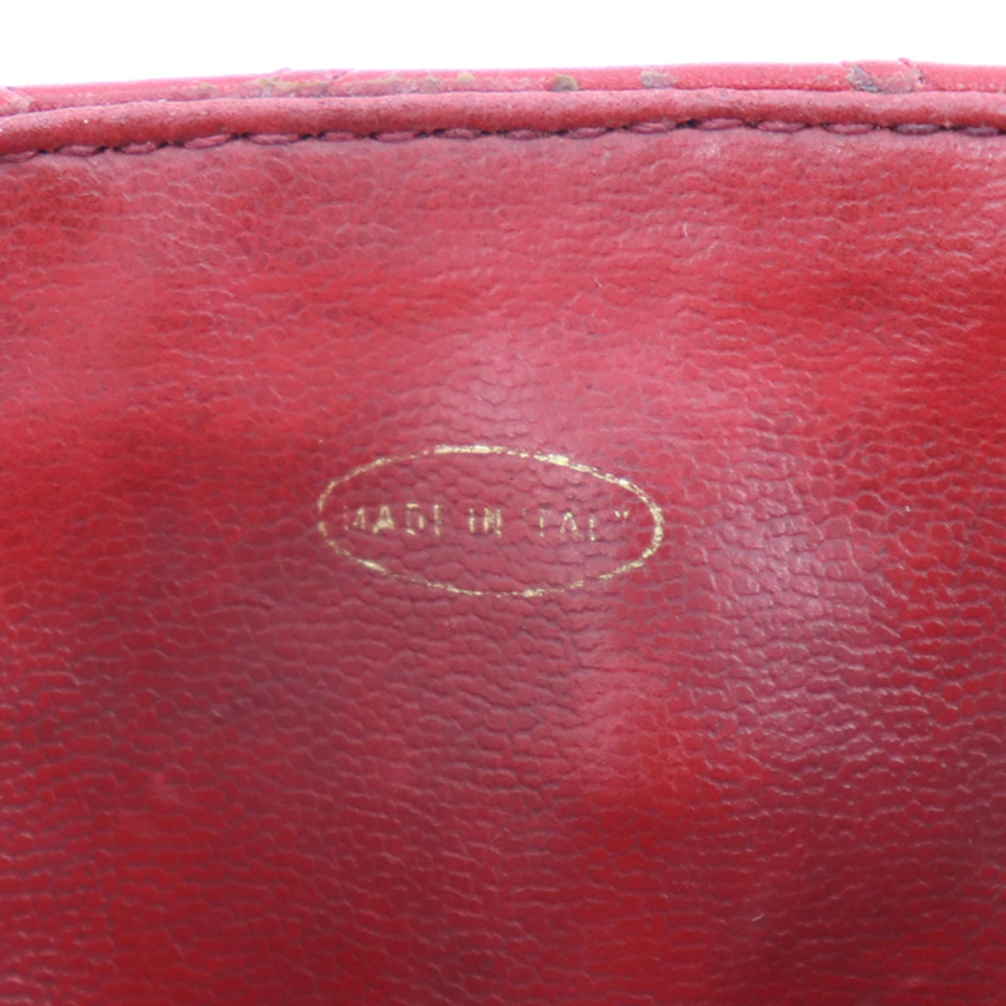 CHANEL Bicolore Bum Bag Red Leather Lambskin #CK629