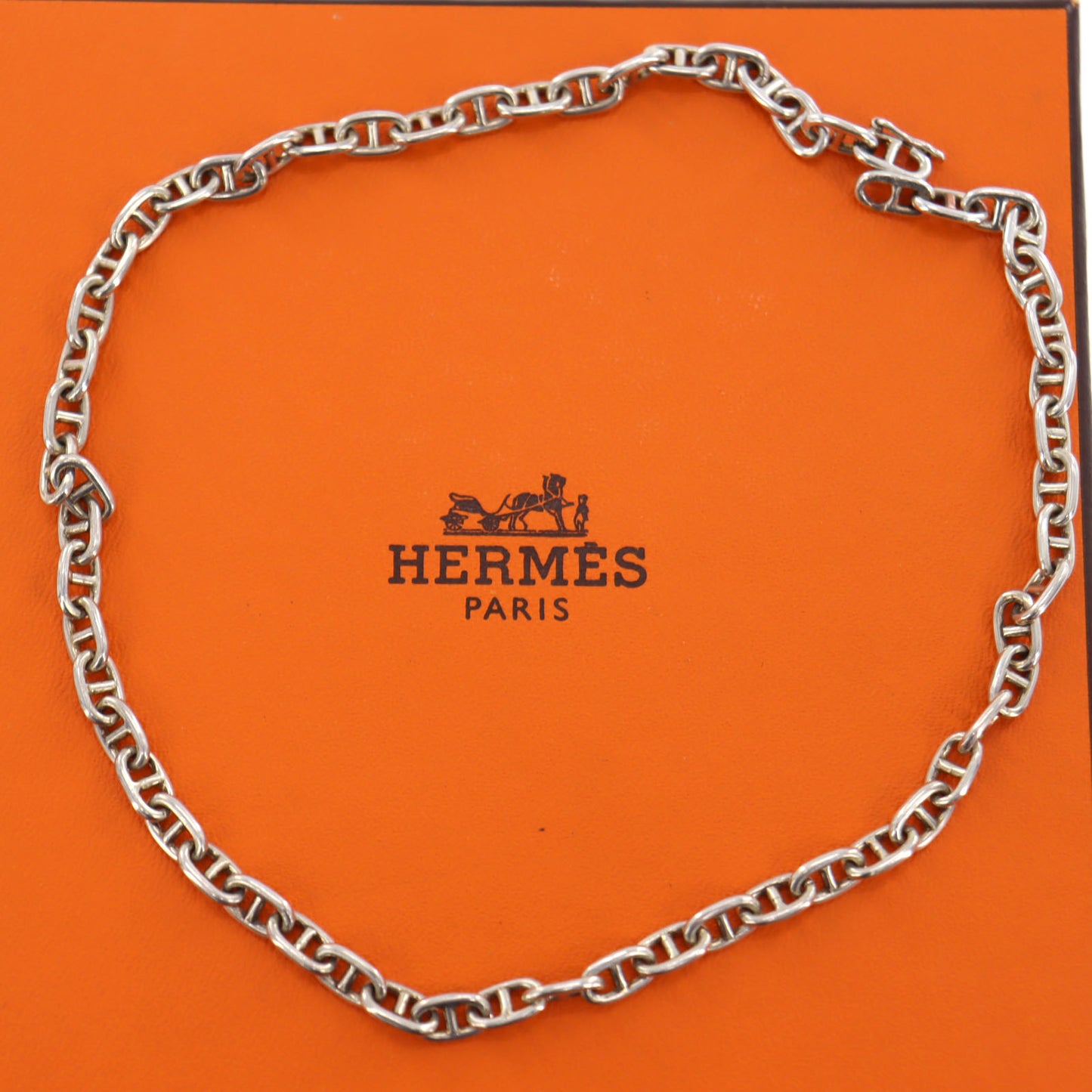 HERMES Necklace Chaine D'Ancre Silver 925 #AH539